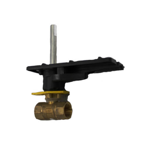 Main product image of 1/2" 2 Way Stainless Steel Threaded Control Ball Valve for DCA Actuator (2 Cv)