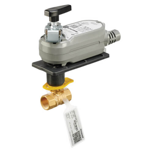 Main product image of 1/2" 2 Way Brass Threaded Control Ball Valve (0.68 CV)