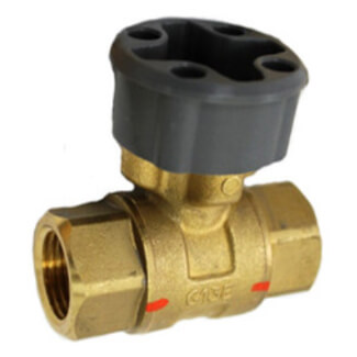 Main product image of 1/2" 2 Way Brass Threaded Control Ball Valve for MVN Actuator (4.7 Cv)