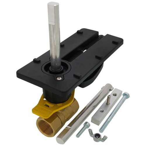 Main product image of 3/4" 2 Way Stainless Steel Threaded Control Ball Valve for DCA Actuator (7.4 Cv)