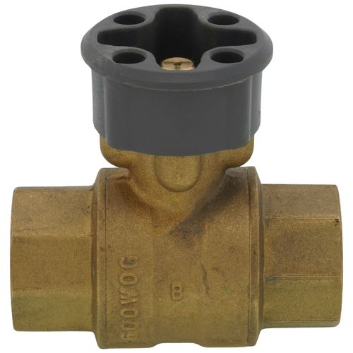 Main product image of 3/4" 2 Way Brass Threaded Control Ball Valve for MVN Actuator (10.1 Cv)
