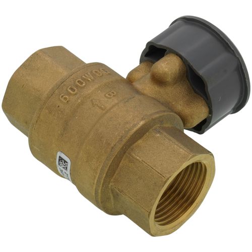 Main product image of 3/4" 2 Way Brass Threaded Control Ball Valve for MVN Actuator (10.1 Cv)