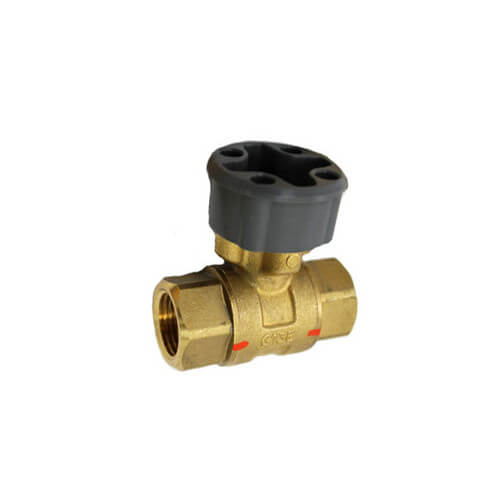 Main product image of 1" 2 Way Brass Threaded Control Ball Valve for MVN Actuator (9 Cv)