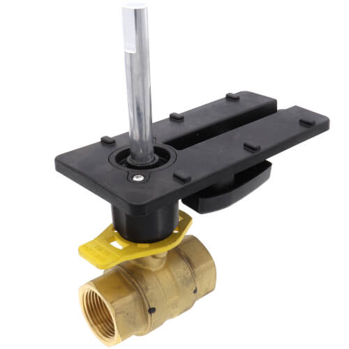 Main product image of 1" 2 Way Brass Threaded Control Ball Valve for DCA Actuator (54 Cv)