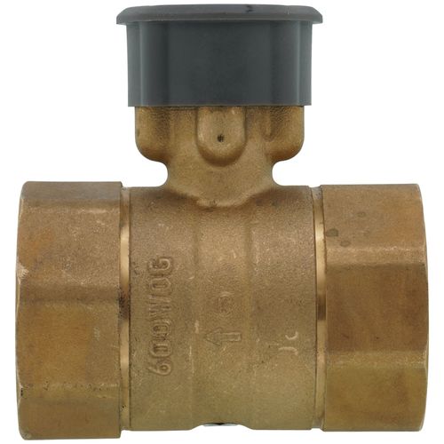 Main product image of 1-1/4" 2 Way Brass Threaded Control Ball Valve for MVN Actuator (14.9 Cv)