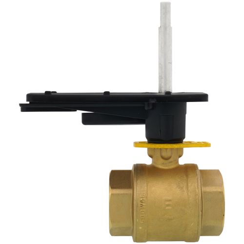 Main product image of 1-1/2" 2 Way Brass Threaded Control Ball Valve for DCA Actuator (172 Cv)