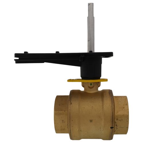 Main product image of 2" 2 Way Brass Threaded Control Ball Valve for DCA Actuator (100 Cv)
