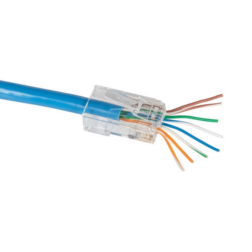 Server Data Plug VDV826-703 - Klein Tools VDV826-703 - RJ-45 CAT6 Pass-Thru Modular Data ...