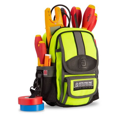 Main product image of MB Hi-Viz Small Meter Bag, Yellow (8" x 3-1/2" x 10")