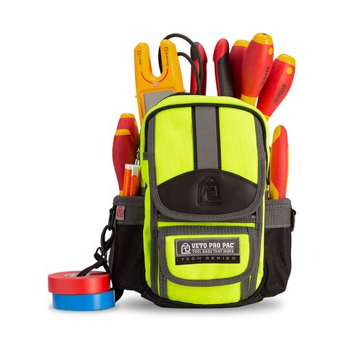 Main product image of MB Hi-Viz Small Meter Bag, Yellow (8" x 3-1/2" x 10")