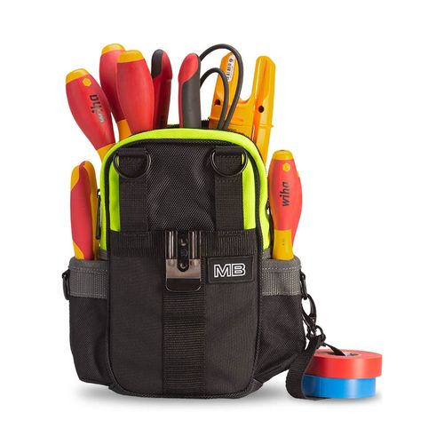 Main product image of MB Hi-Viz Small Meter Bag, Yellow (8" x 3-1/2" x 10")