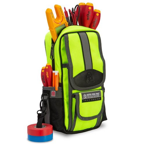 Main product image of MB2 Hi-Viz Tall Meter Bag, Yellow (8" x 3-1/2" x 13")
