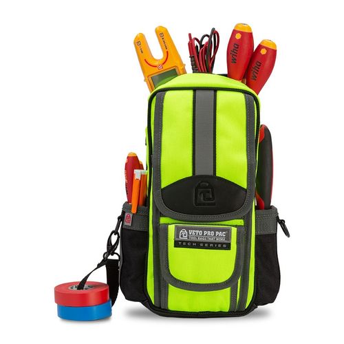 Main product image of MB2 Hi-Viz Tall Meter Bag, Yellow (8" x 3-1/2" x 13")