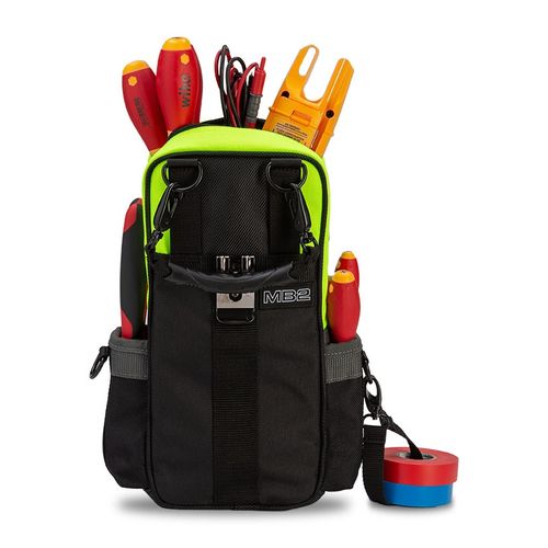Main product image of MB2 Hi-Viz Tall Meter Bag, Yellow (8" x 3-1/2" x 13")