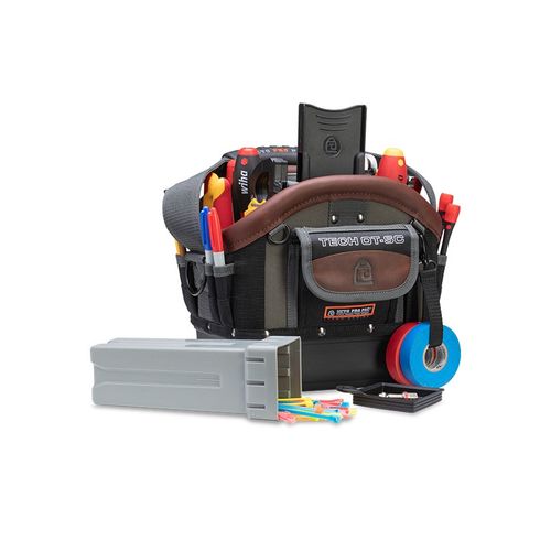 Main product image of TECH OT-SC Open Top Electrician Tech Tool Bag (13" x 10" x 10-1/4")