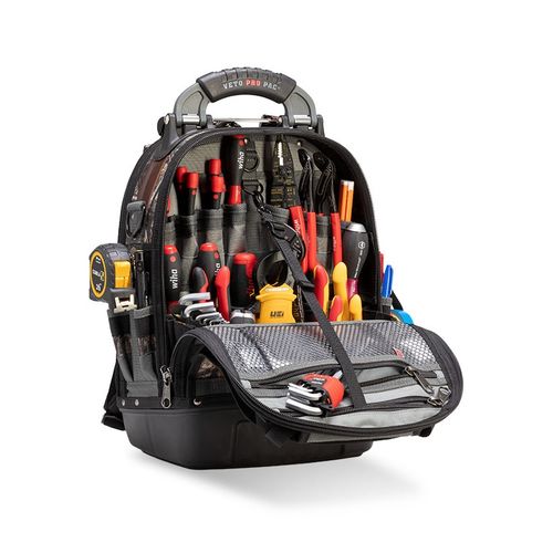 Main product image of TECH PAC CAMO DNA Non-Tipping Tool Backpack (13" x 10" x 19")