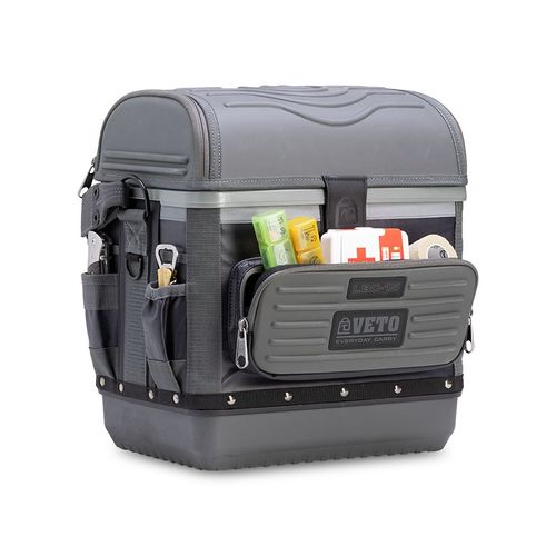 Main product image of LBC-15 15-Liter Lunch Cooler w/ Dry Storage, Carbon Gray (17" x 13" x 16")