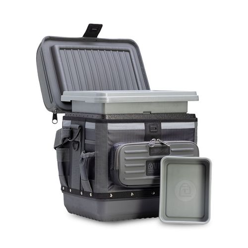 Main product image of LBC-15 15-Liter Lunch Cooler w/ Dry Storage, Carbon Gray (17" x 13" x 16")