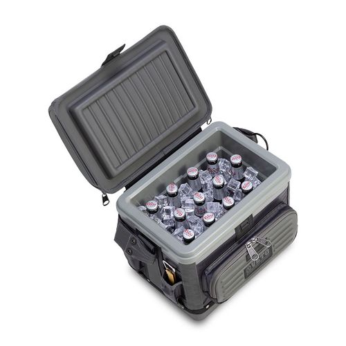 Main product image of LBC-15 15-Liter Lunch Cooler w/ Dry Storage, Carbon Gray (17" x 13" x 16")