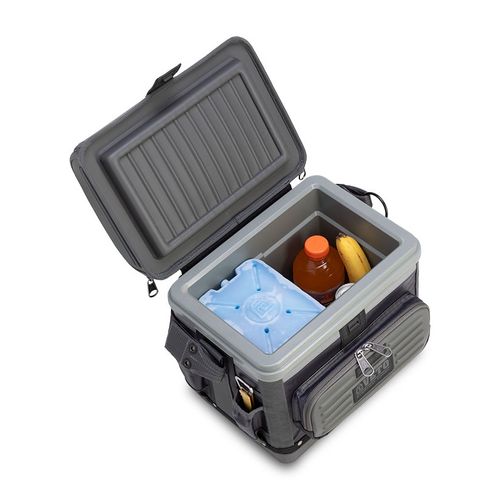 Main product image of LBC-15 15-Liter Lunch Cooler w/ Dry Storage, Carbon Gray (17" x 13" x 16")