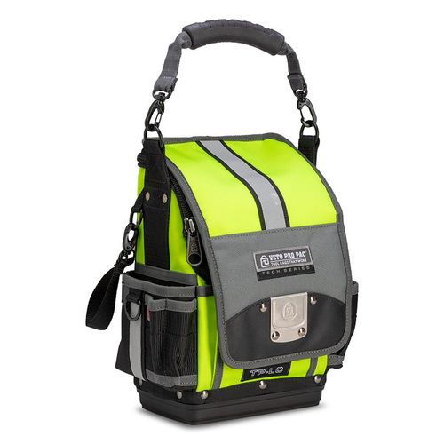 Main product image of TP-LC Hi-Viz Compact Zippered Technician Tool Pouch, Yellow (11" x 7" x 12-1/2")