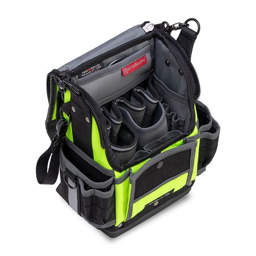 Main product image of TP-LC Hi-Viz Compact Zippered Technician Tool Pouch, Yellow (11" x 7" x 12-1/2")