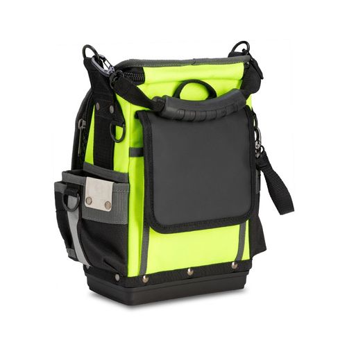 Main product image of TP-LC Hi-Viz Compact Zippered Technician Tool Pouch, Yellow (11" x 7" x 12-1/2")