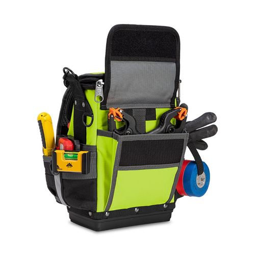 Main product image of TP-LC Hi-Viz Compact Zippered Technician Tool Pouch, Yellow (11" x 7" x 12-1/2")