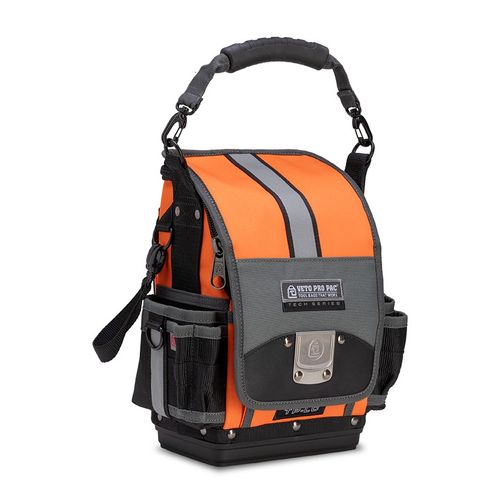 Main product image of TP-LC Hi-Viz Compact Zippered Technician Tool Pouch, Orange (11" x 7" x 12-1/2")