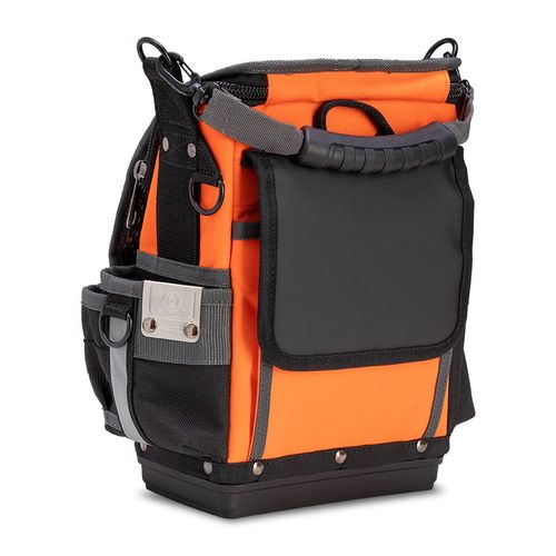 Main product image of TP-LC Hi-Viz Compact Zippered Technician Tool Pouch, Orange (11" x 7" x 12-1/2")