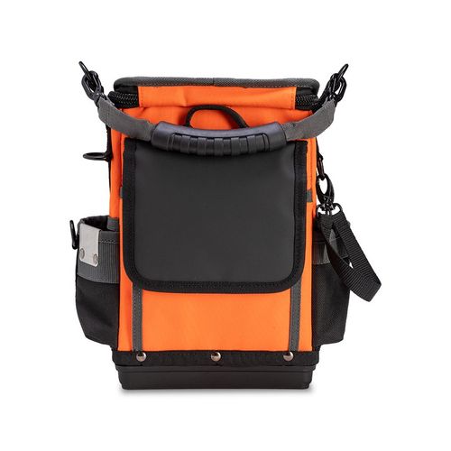 Main product image of TP-LC Hi-Viz Compact Zippered Technician Tool Pouch, Orange (11" x 7" x 12-1/2")
