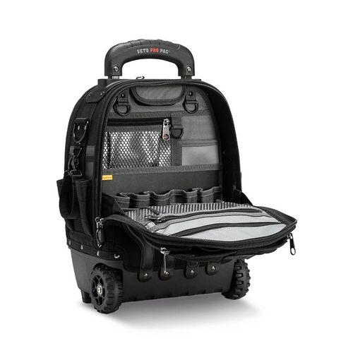 Main product image of TECH PAC MC WHEELER BLACKOUT Wheeled Backpack (14" x 10-1/2" x 18-1/2")