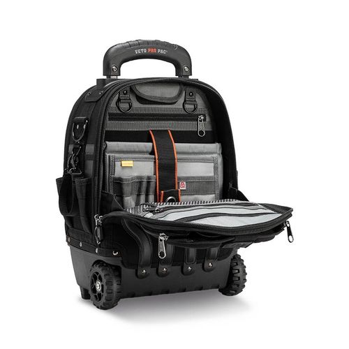 Main product image of TECH PAC MC WHEELER BLACKOUT Wheeled Backpack (14" x 10-1/2" x 18-1/2")