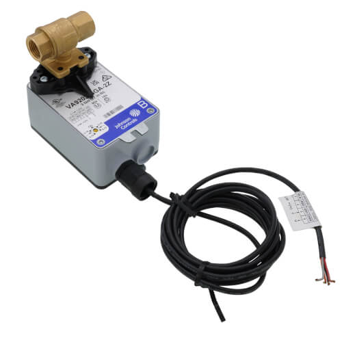 Main product image of 1/2" NPT 2-Way Brass Valve with VA9203 Proportional Actuator