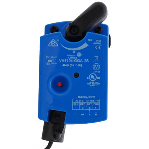 Main product image of 1/2" NPT 2-Way Brass Valve with VA9104 Proportional Actuator