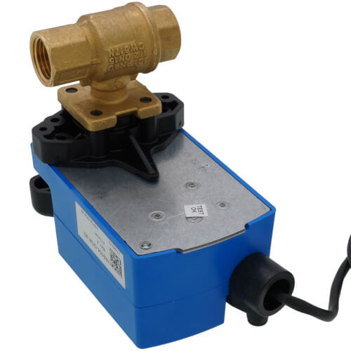Main product image of 1/2" NPT 2-Way Brass Valve with VA9104 Proportional Actuator