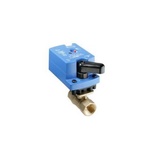 Main product image of 3/4" NPT 2-Way Brass Valve with VA9104 Floating On/Off Actuator
