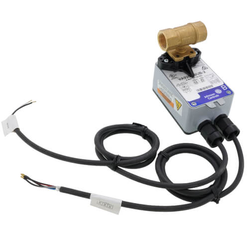 Main product image of 3/4" NPT 2-Way NC Brass Valve w/ Spring-Return 2-Position Actuator & SPDT Aux Switch