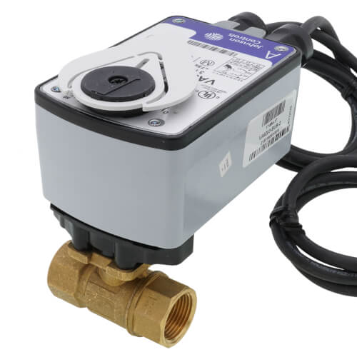 Main product image of 3/4" NPT 2-Way NC Brass Valve w/ Spring-Return 2-Position Actuator & SPDT Aux Switch