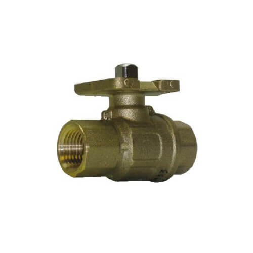 Main product image of 1-1/4" NPT 2-Way Chrome Plated Brass Ball Valve (18.7 Cv)