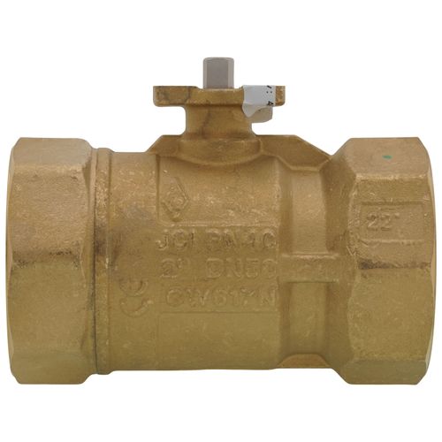 Main product image of 2" NPT 2-Way Chrome Plated Brass Ball Valve (46.8 Cv)