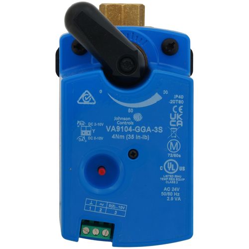 Main product image of 1/2" NPT 2-Way Stainless Steel Valve w/ VA9104 Proportional Actuator w/ Screw Terminals
