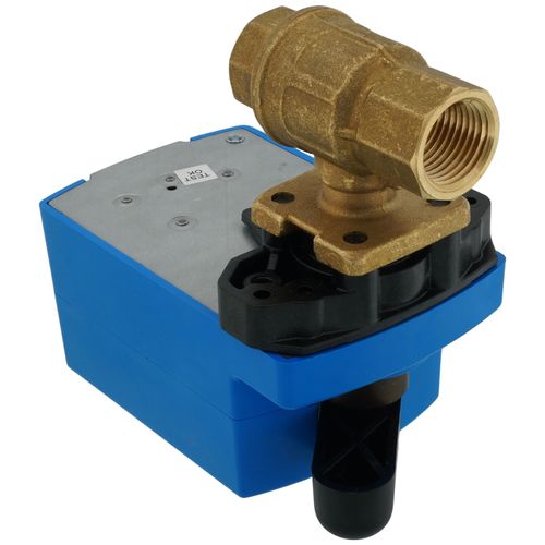 Main product image of 1/2" NPT 2-Way Stainless Steel Valve w/ VA9104 Proportional Actuator w/ Screw Terminals