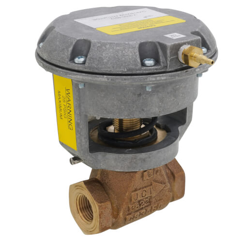 Main product image of 1/2" NPT Normally Open 2-Way Globe Valve, 3 to 6 psig (0.73 Cv)
