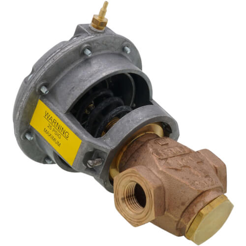 Main product image of 1/2" NPT 2-Way Normally Closed Mixing Globe Valve, 9 to 13 psig (1.8 Cv)