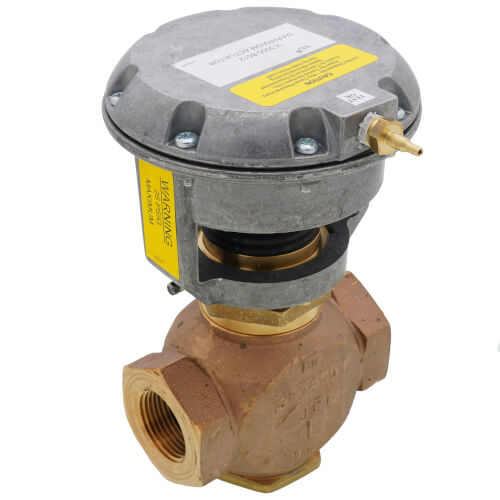 Main product image of 1" NPT 2-Way Normally Closed Mixing Globe Valve, 9 to 13 psig (11.6 Cv)
