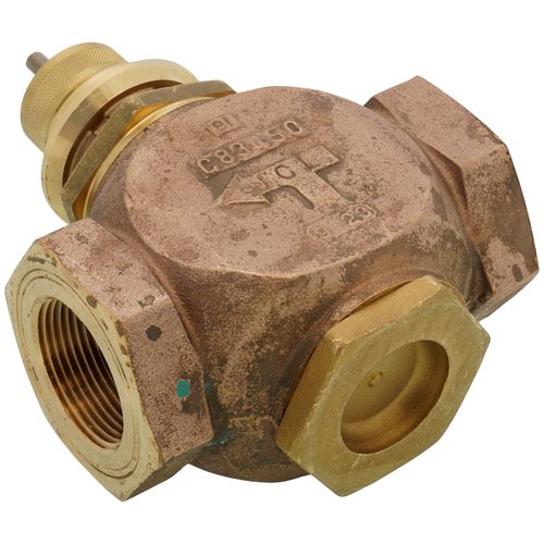 Main product image of 1-1/4" NPT 2 Way Normally Closed Mixing Valve Body (18.5 Cv)