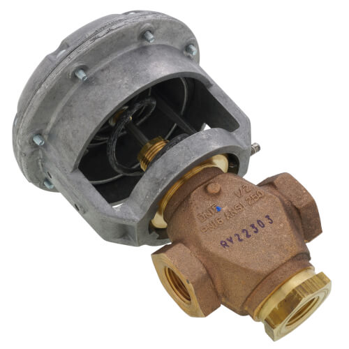 Main product image of 1/2" NPT 3-Way Mixing Globe Valve, 4 to 8 psig (4.6 Cv)