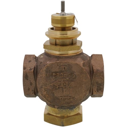 Main product image of 1-1/4" NPT 3 Way Mixing Valve Body (18.5 Cv)