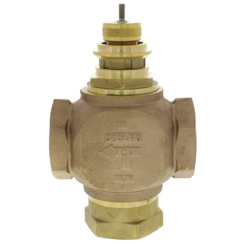 18.5 Cv 1-1/4 Valve Size Johnson Controls Inc Three-Way Mixing Johnson Controls VG7842PT Series VG7000 Bronze Globe Valve 1-1/4 Valve Size Brass Trim NPT End Connection 18.5 Cv 1-1/4 Valve Size Johnson Controls Inc Three-Way Mixing Johnson Controls VG7842PT Series VG7000 Bronze Globe Valve 1-1/4 Valve Size Brass Trim NPT End Connection
